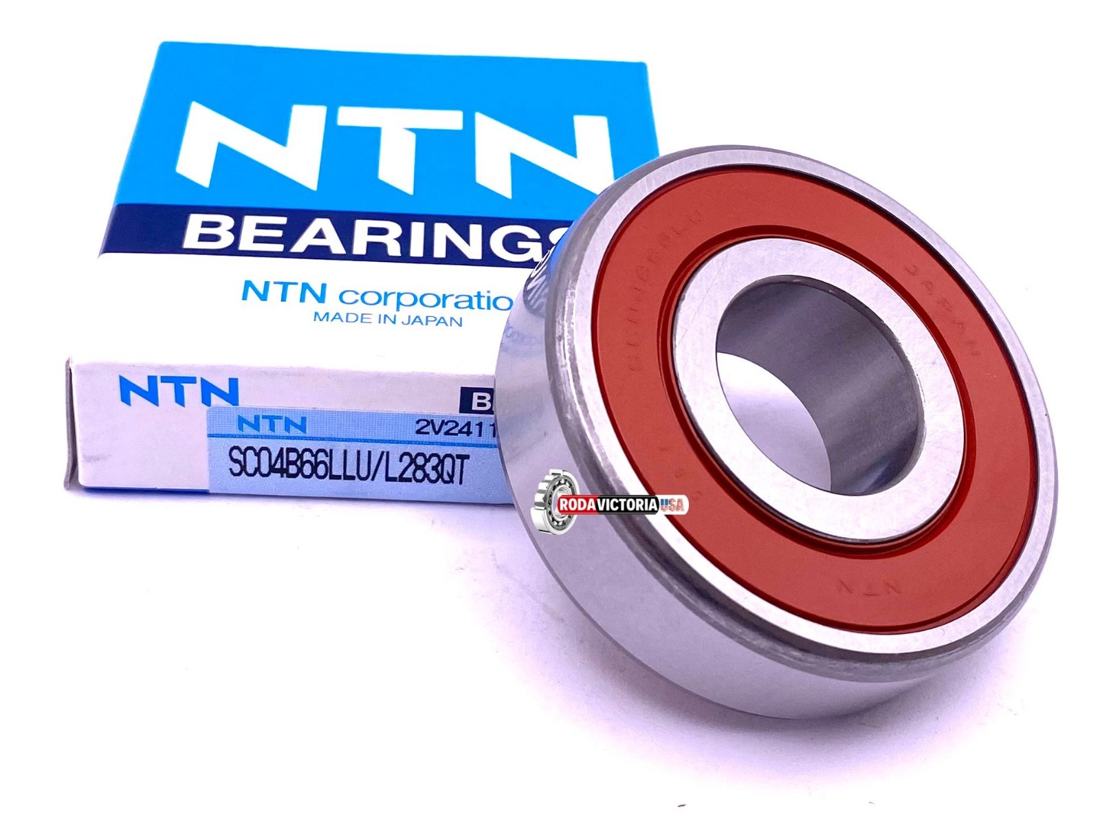 NTN SC04B66 LLU Ball Bearing, Rubber Sealed 91051-MAS-003 HONDA 22x56x17 mm