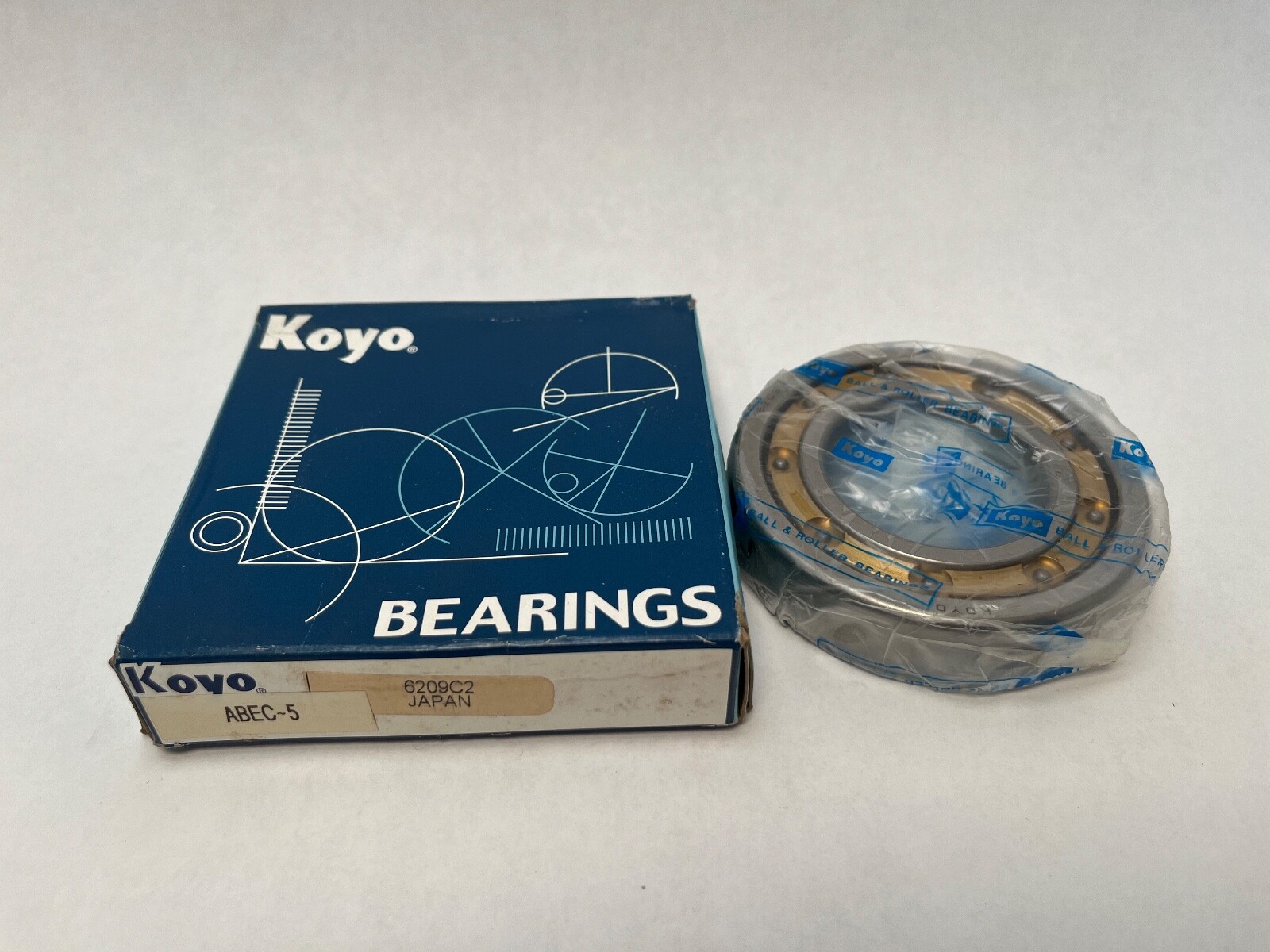 Koyo 6209C2P5 Bearing Open 45x85x19 mm 6209-C2-P5 Japan