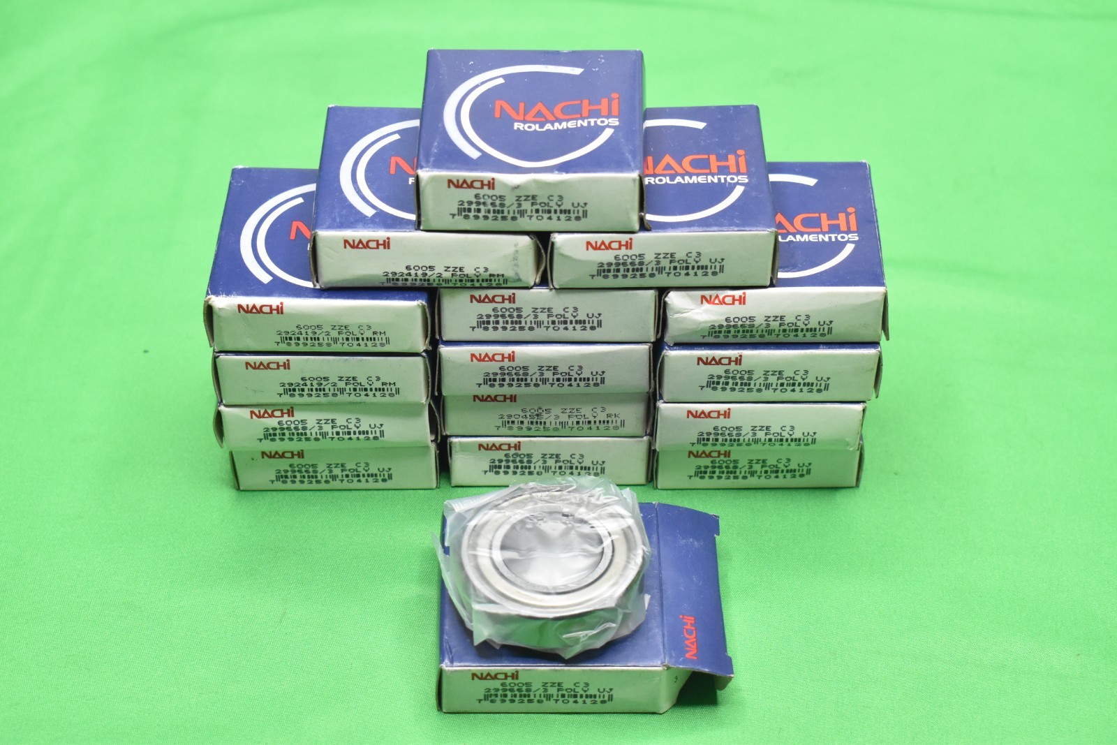 Qty 16 Nachi 6005-ZZE C3 Deep Groove Ball Bearings 25mmx47mmx12mm 6005 ZZ C3