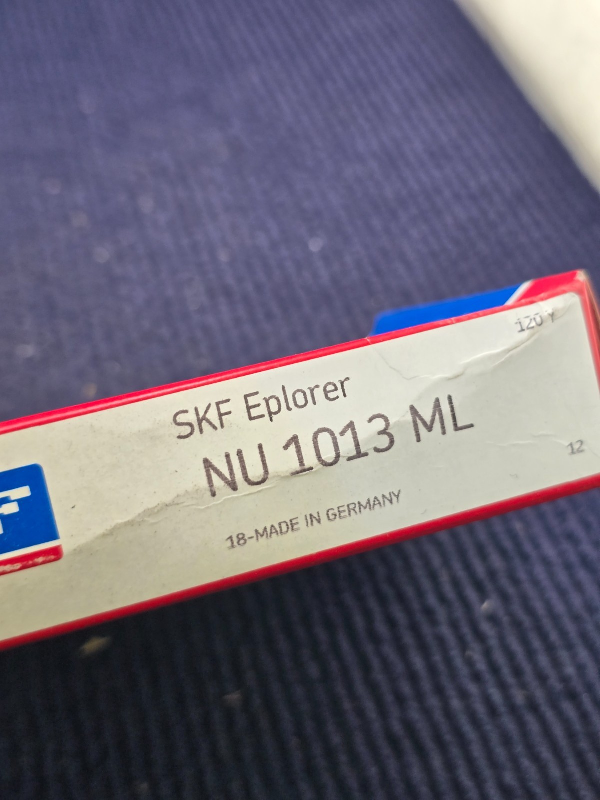 SKF NU 1013 ML: Single Row Cylindrical Roller Bearing 65 mm ID x 100 mm OD