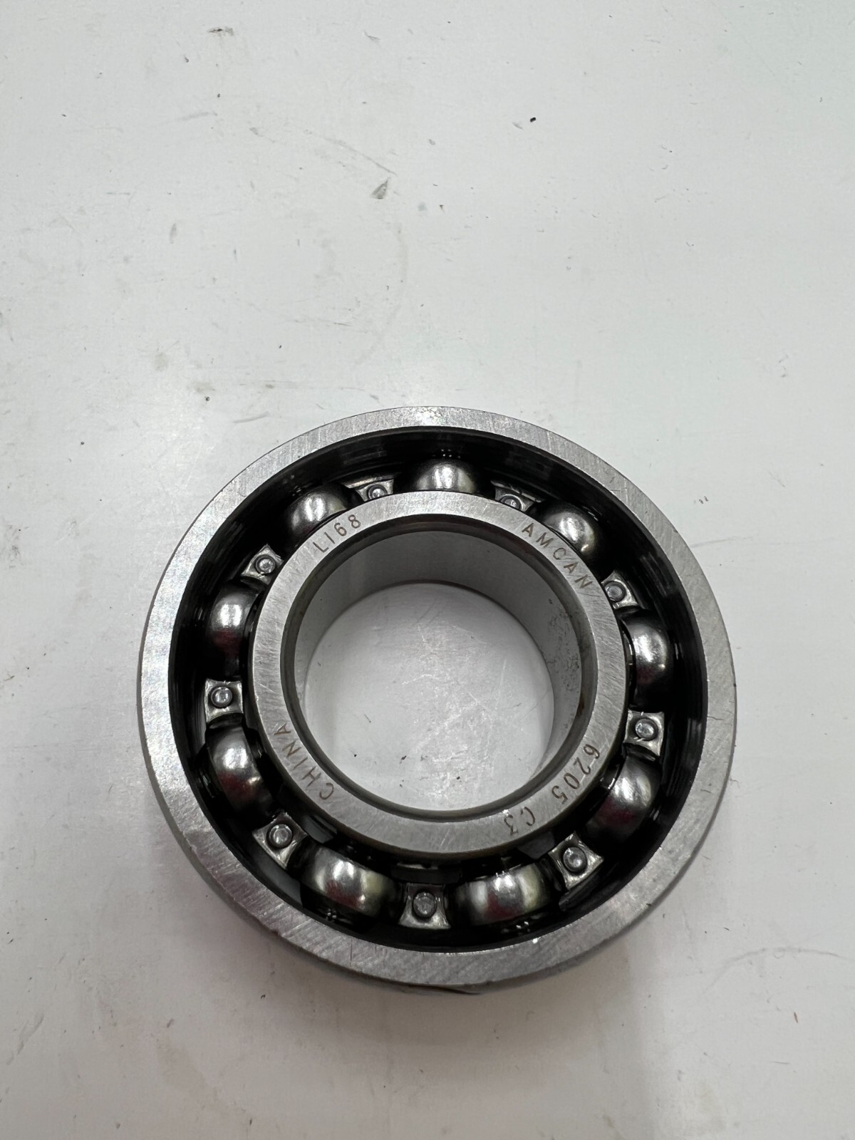 (QTY 10) Amcan 6205 C3 Deep Groove Ball Bearing