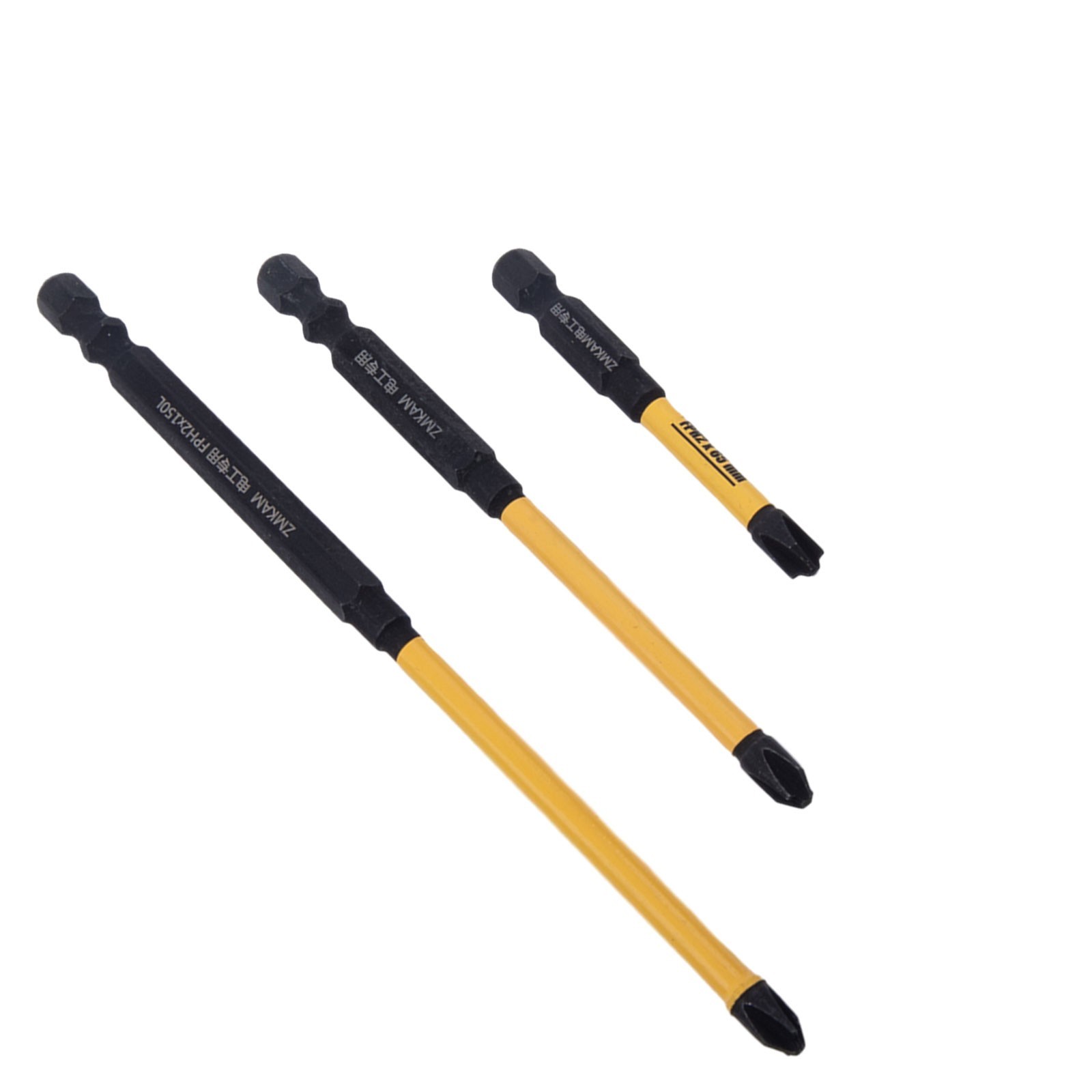 Rust Resistant Magnetic Screwdriver Bit Set FPH2 for S 2 Alloy Steel 65 110