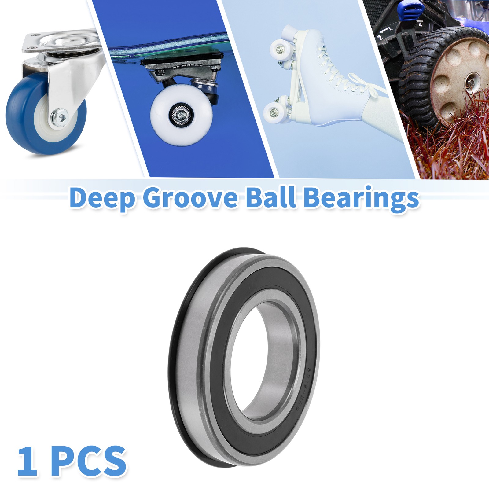 6212NR2RS Deep Groove Ball Bearings 60x110x22mm 1Pc Scooter Skateboard Wheel
