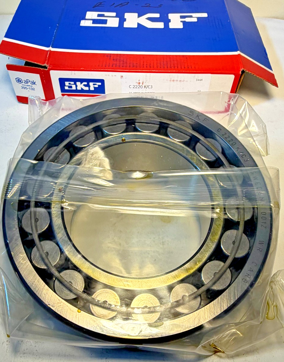 SKF Explorer C 2220K/C3 CARB toroidal roller bearing, 100mm bore, New, FREE SHIP
