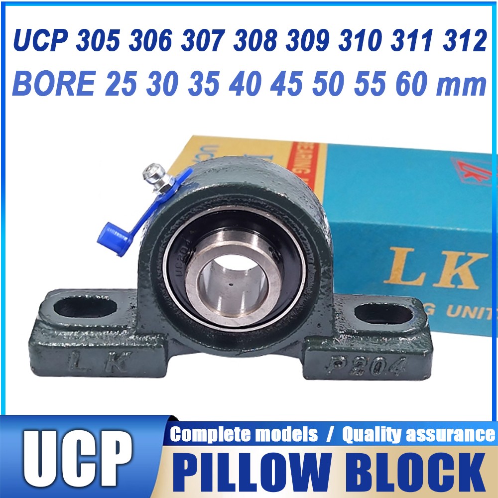 Self Lube Metric Take Up Unit Housing Flange Bearing UCP 305 306 307 308 309 312