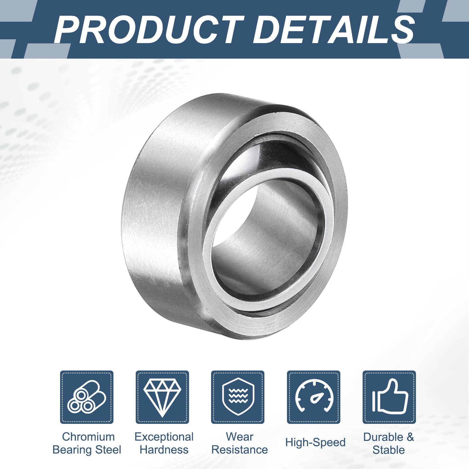 2 Pcs COM9T Spherical Plain Bearing 9/16″ x 1-3/32″ x 9/16″ Bearing
