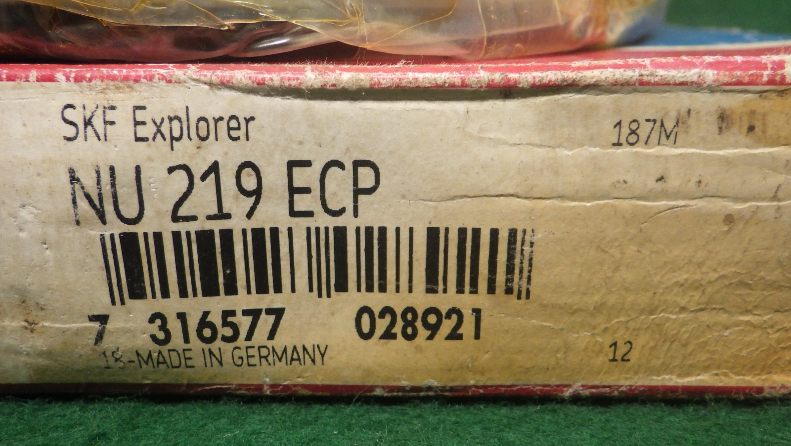 NU 219 ECP SKF Explorer Bearing New Stock USA Seller