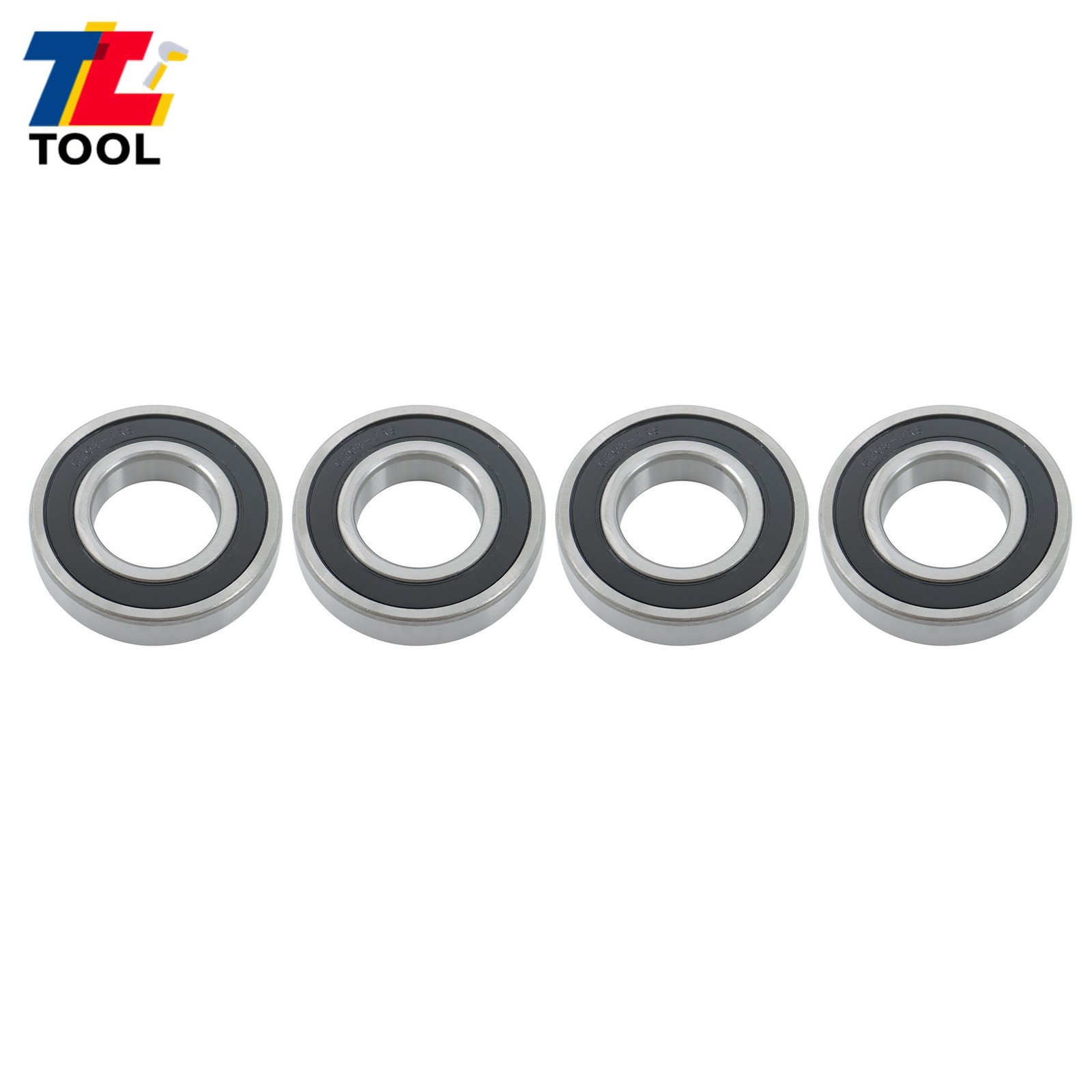 4pcs 6208-2RS 40x80x18mm Bearings Rubber Sealed Industrial