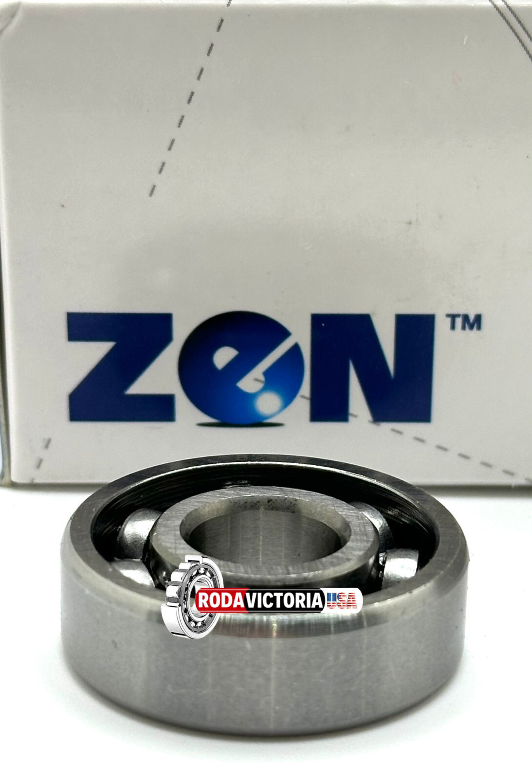 ZEN 6201 DEEP GROOVE BALL BEARING, OPEN TYPE, NO SEALS 12x32x10mm