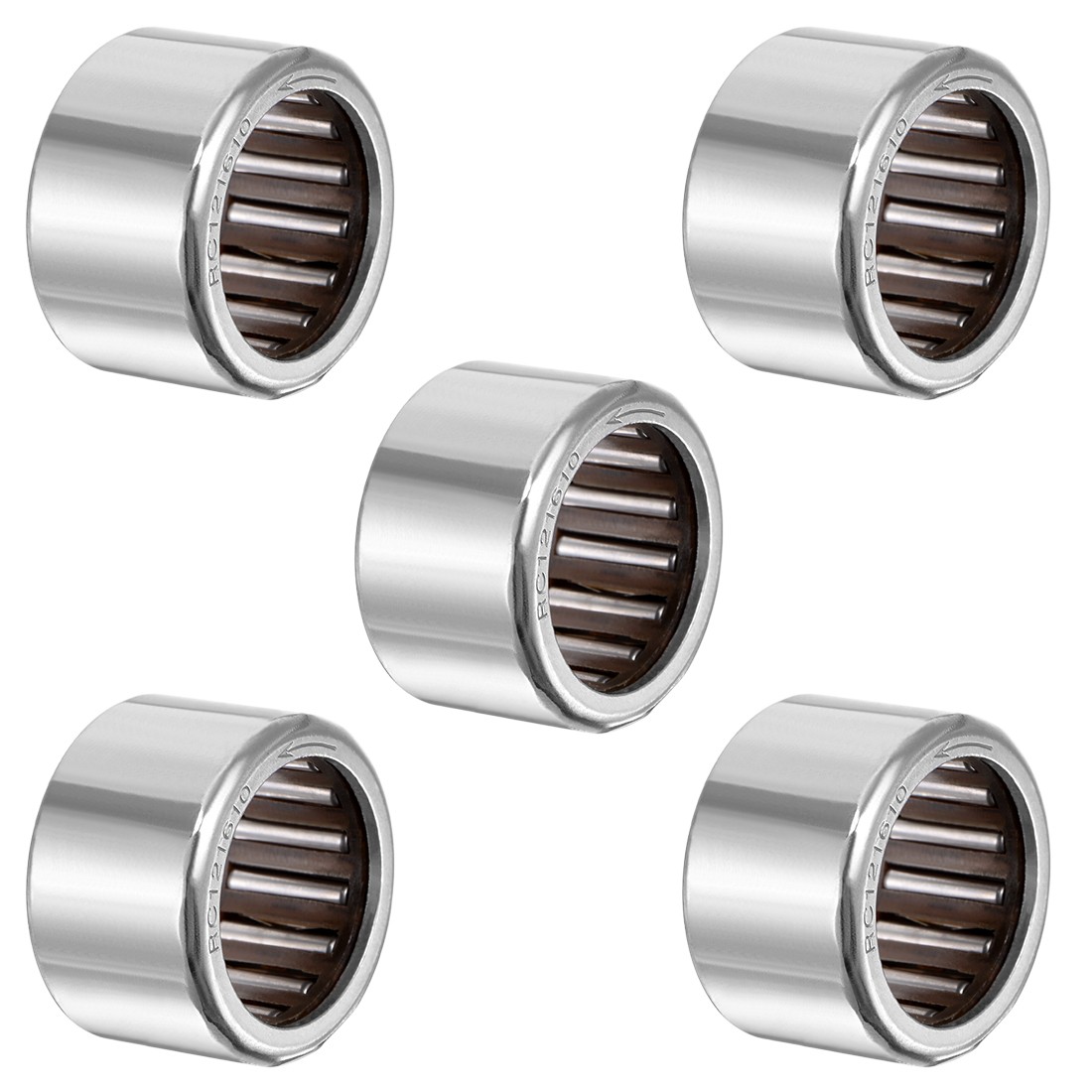 5pcs Needle Roller Bearings One Way Bearing 3/4″ Bore 1″ OD 5/8″ Width RC121610