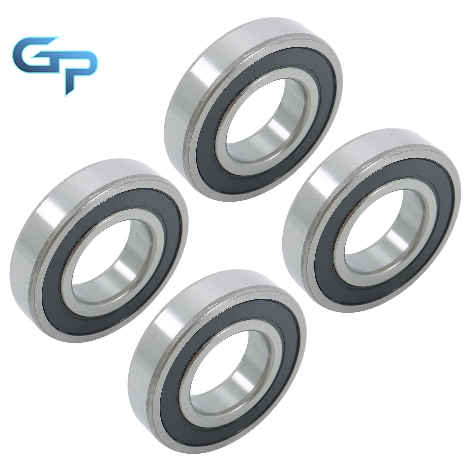 6208-2RS Ball Bearings 4pcs Set 40x80x18mm Double Sealed
