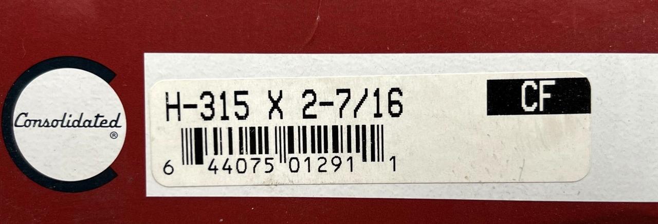 Consolidated H-315 X 2-7/16 Bearing Adapter Sleeve 2.4375″ W/Locknut & Washer