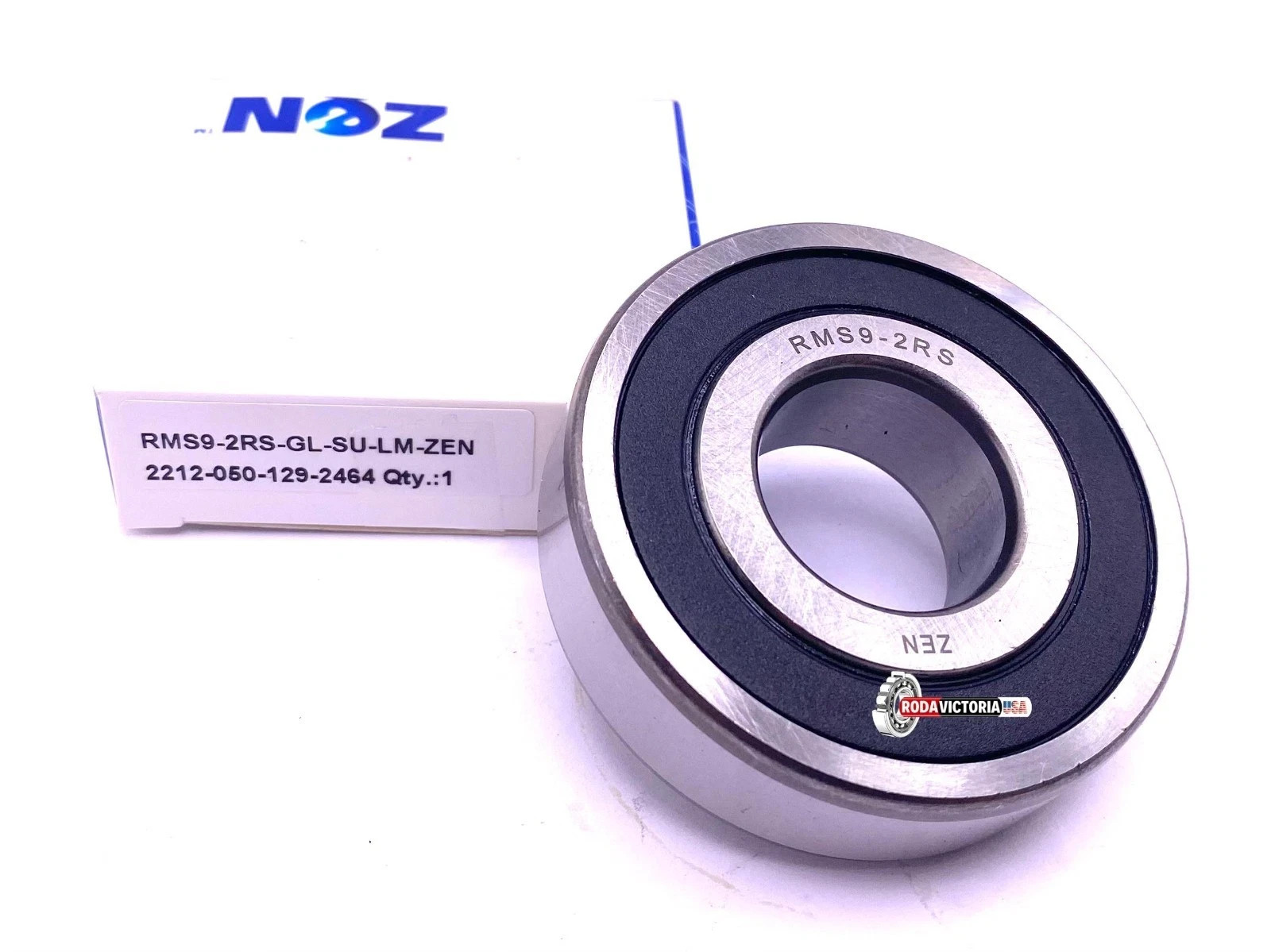 ZEN RMS9 2RS Deep Groove Ball Bearings, Rubber Sealed 28.575×71.438×20.638 mm
