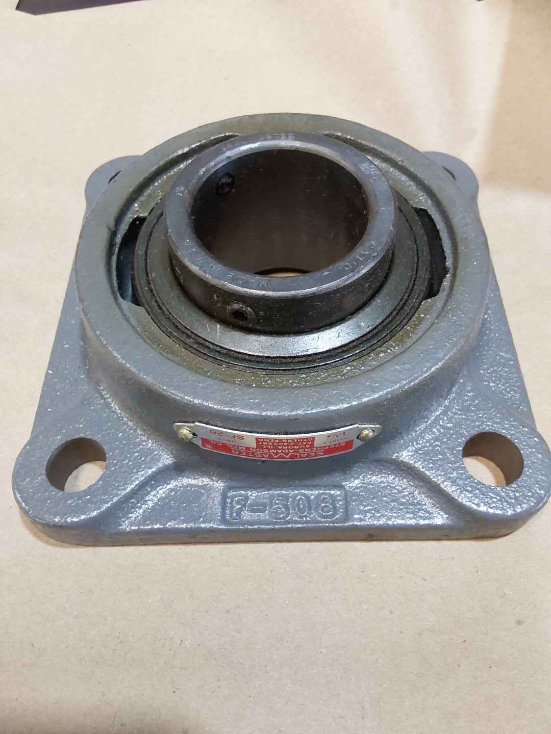 SEALMASTER SF-28 1 3/4″ Shaft Flange Mount Bearing