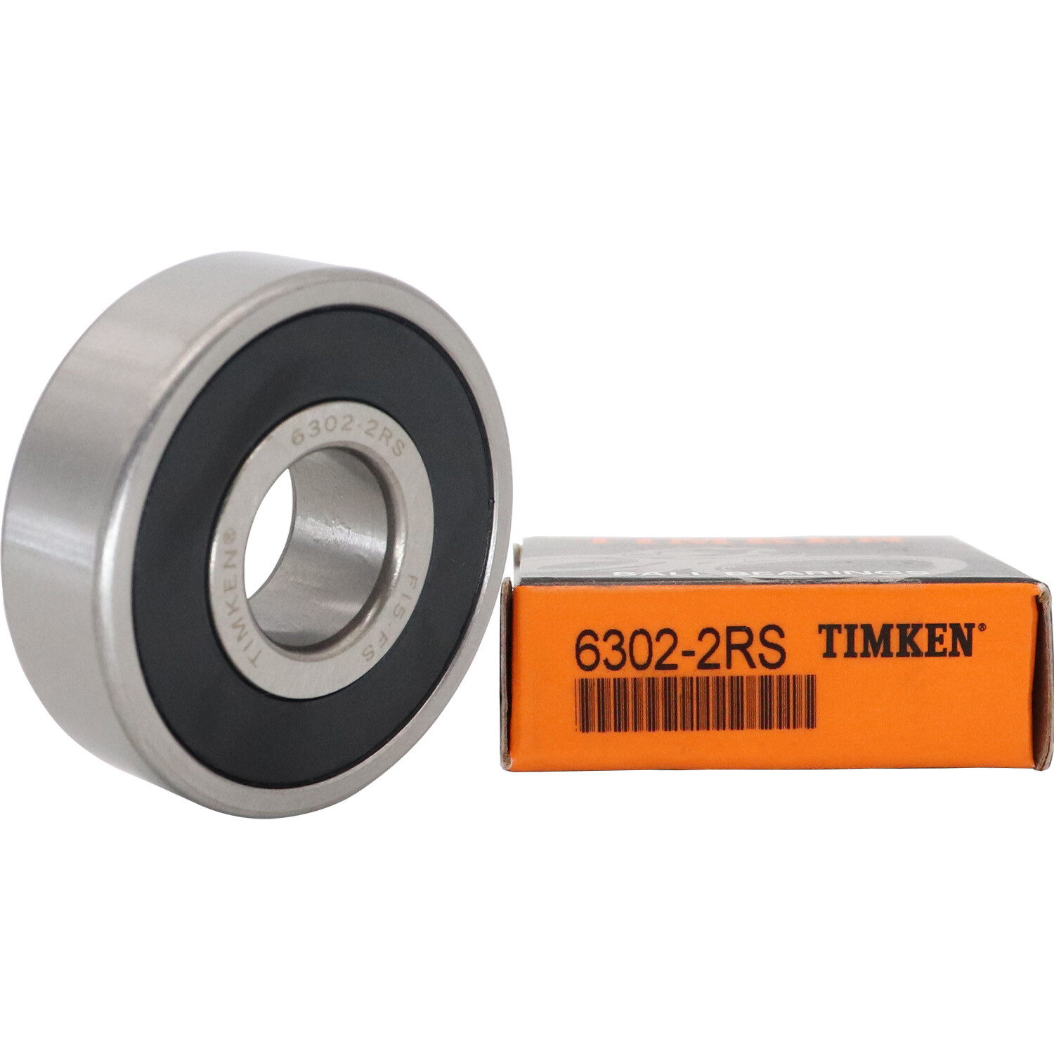 (2 PACK) USA TIMKEN 6302-2RS 15X42X13MM Double Rubber Seal Ball Bearings