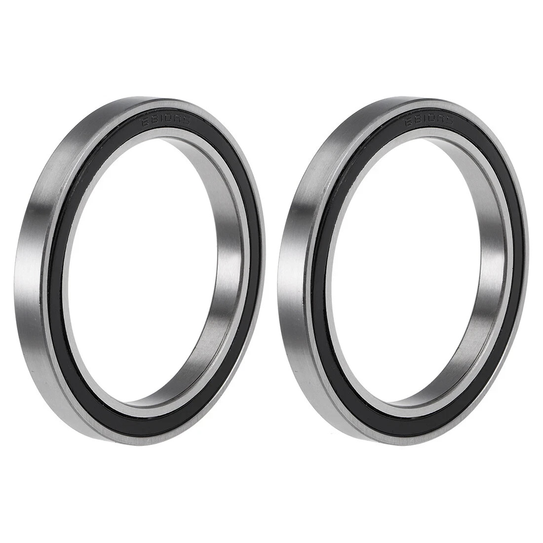 2pcs 6810-2RS Deep Groove Ball Bearings Double Sealed Chrome Steel Z2