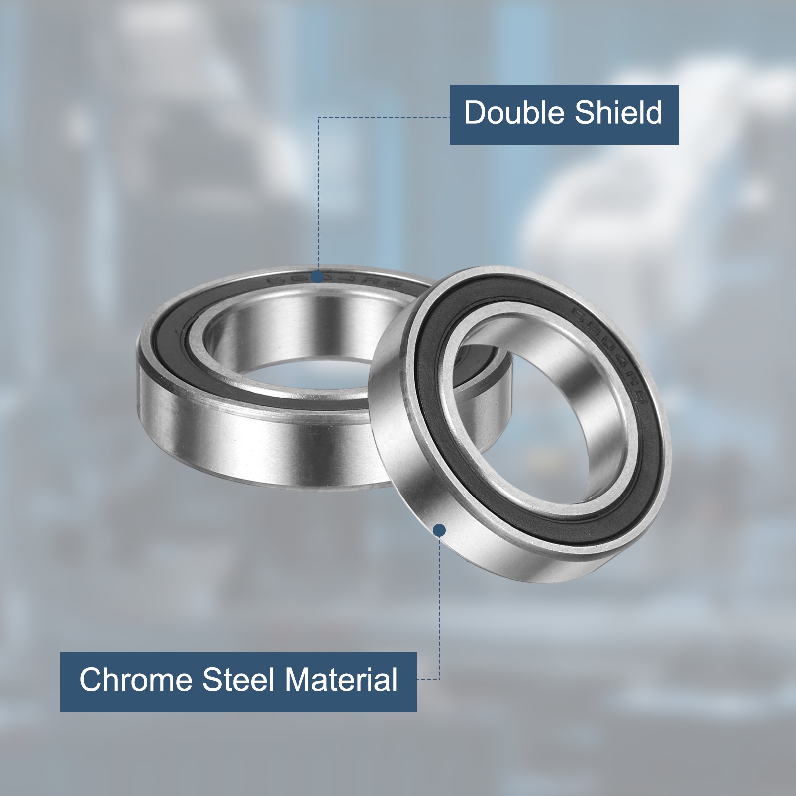 5 Pcs 20 x 32 x 7mm 6804 2RS Deep Groove Ball Bearings ABEC5 Bearings
