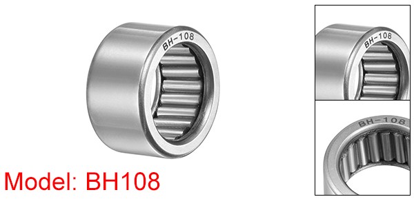 BH108 Needle Roller Bearings 5/8″x7/8″x1/2″ Full Complement Drawn Cup