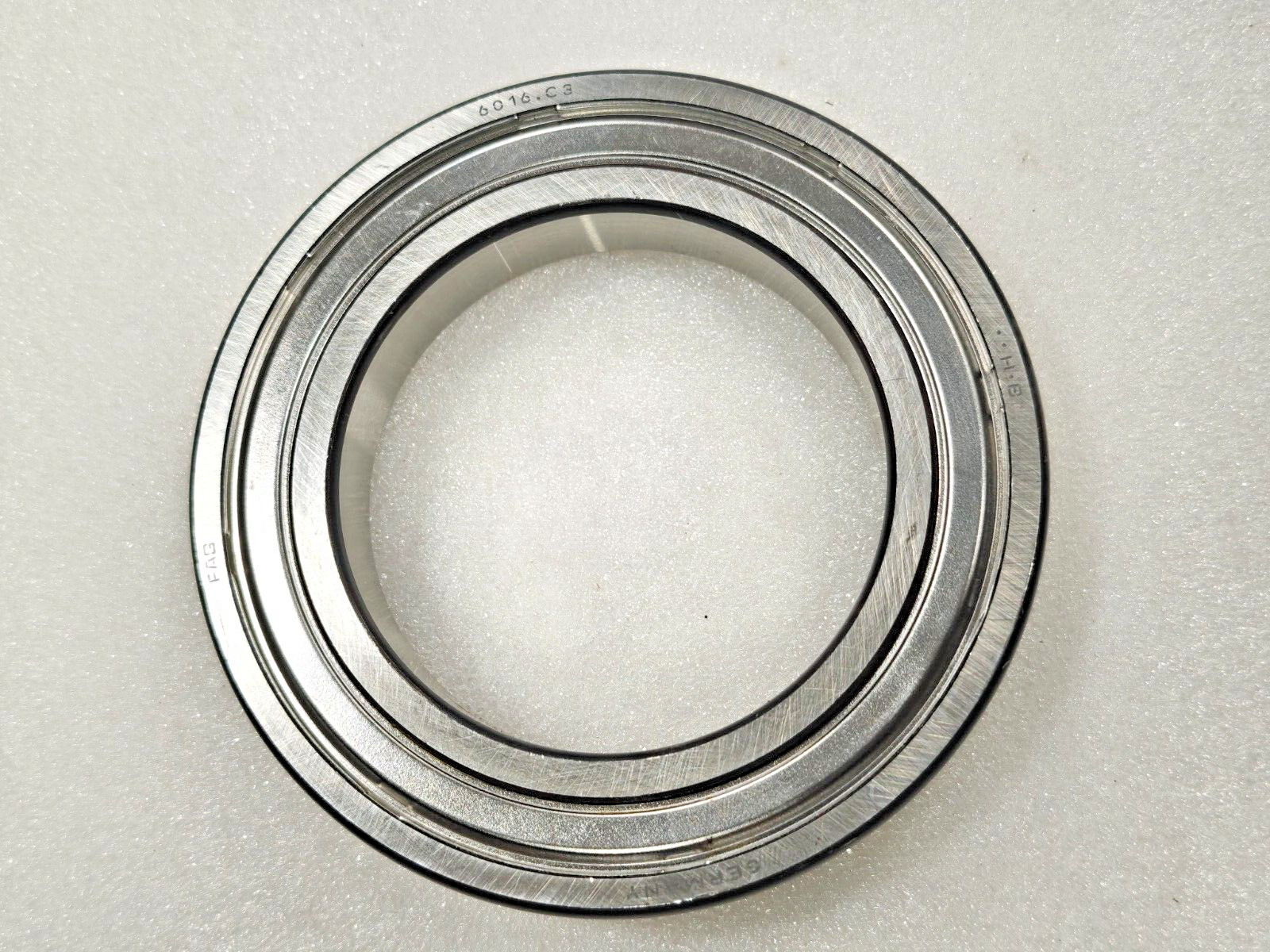 FAG 6016 ZZ C3 BEARING 80X125X22 WITH METAL SHEILDS MADE IN GERMANY Make Offer!!