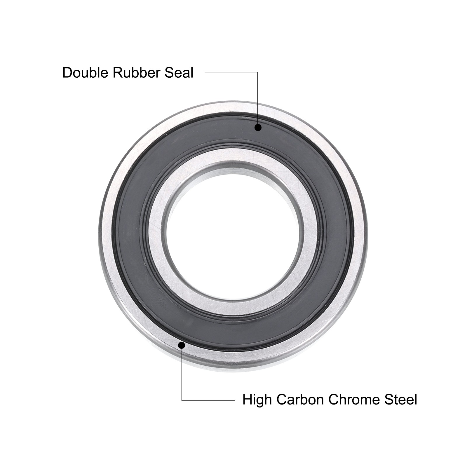Deep Groove Ball Bearings 16003-2RS,17x35x8mm Sealed Bearings (2 PCS)
