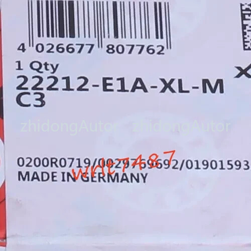 1PC NEW FAG 22212-E1A-XL-M-C3 self-aligning roller bearing #ZD