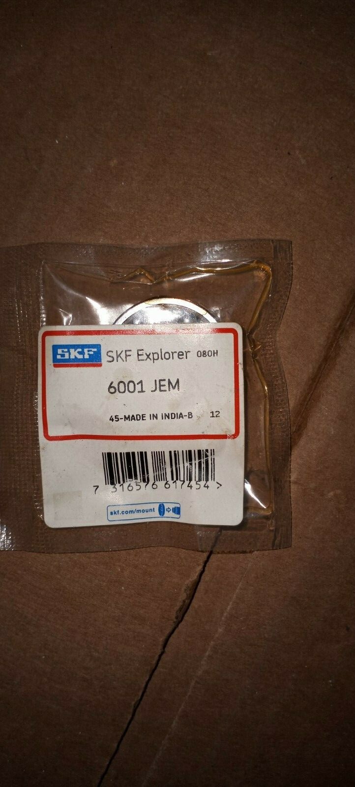 6001JEM SKF nos Single Row Ball Bearing