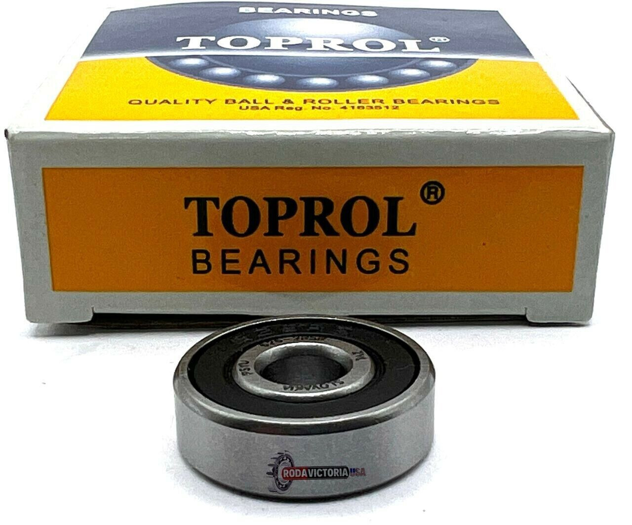 TOPROL 626-2RS Mini Deep Groove Ball Bearings 6x19x6mm