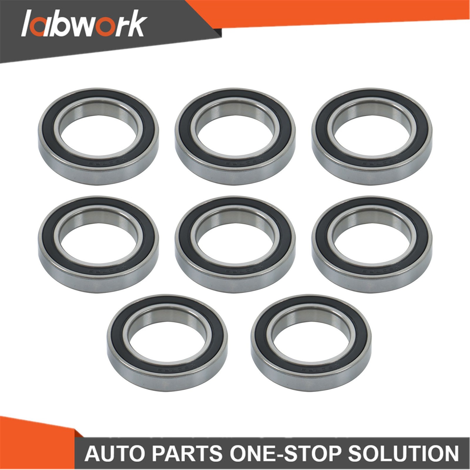 Labwork 6907-2RS Deep Groove Bearings 10pcs 35x55x10mm Rubber Sealed Set