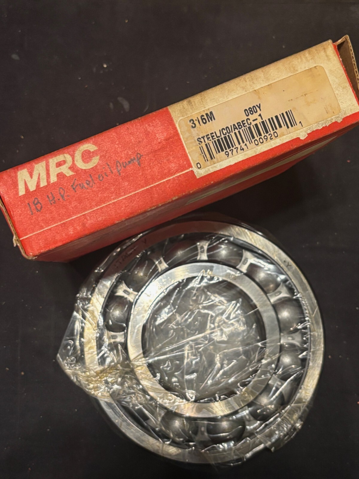 MRC 316M – RADIAL DEEP GROVE BALL BEARING NOS (80mm x 170mm x 39mm)