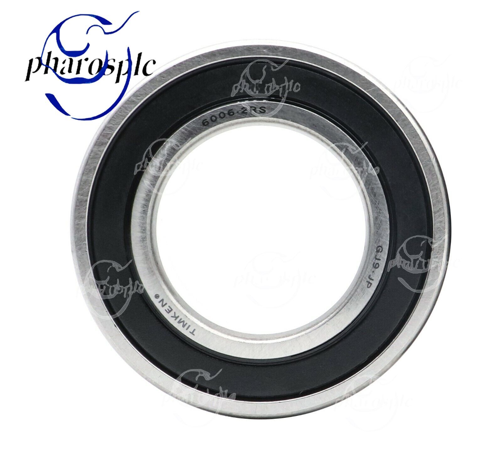 （2 PACK） TIMKEN 6006-2RS 30X55X13MM Double Rubber Seal Ball Bearings