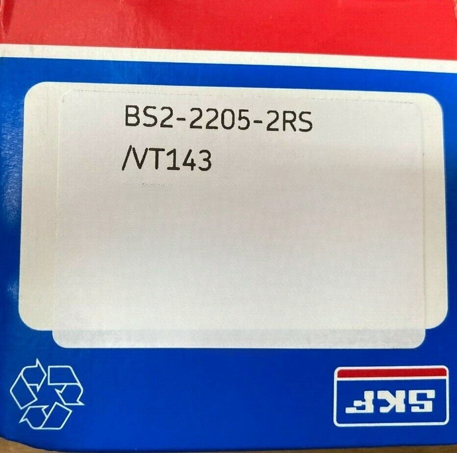 BS2-2205-2RS/VT143 SKF Sealed Spherical Roller Bearing 25x52x23 (mm)