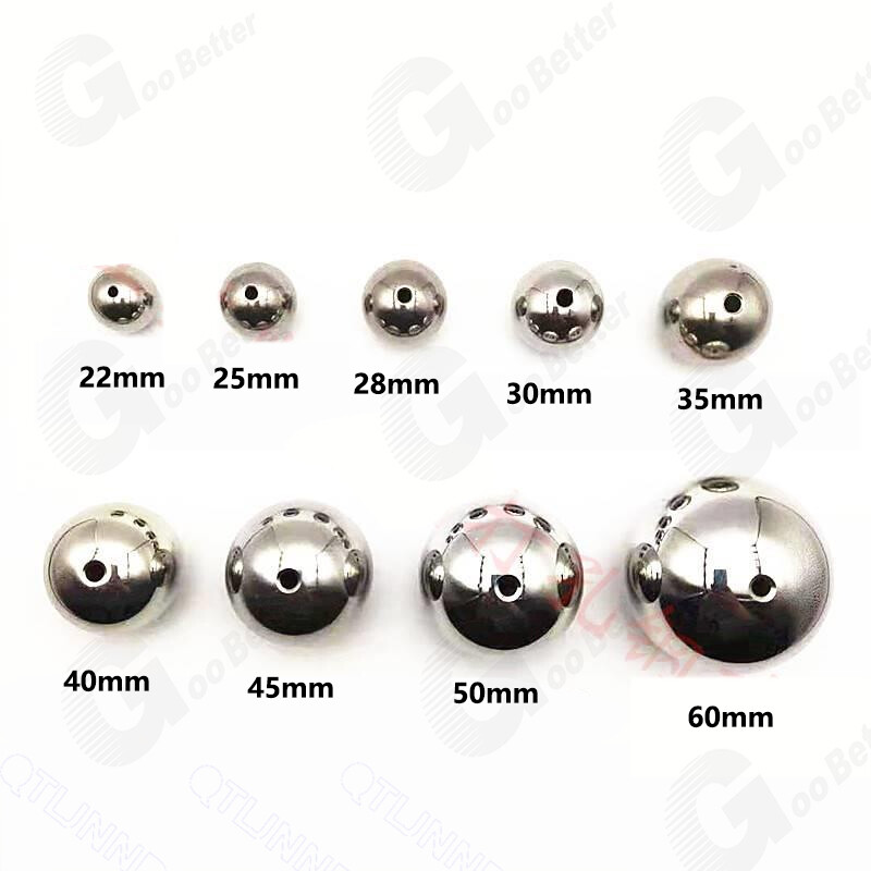 Ø 2mm-60mm Stainless Steel Ball Bearing Round Ball With Through Hole Unthreaded