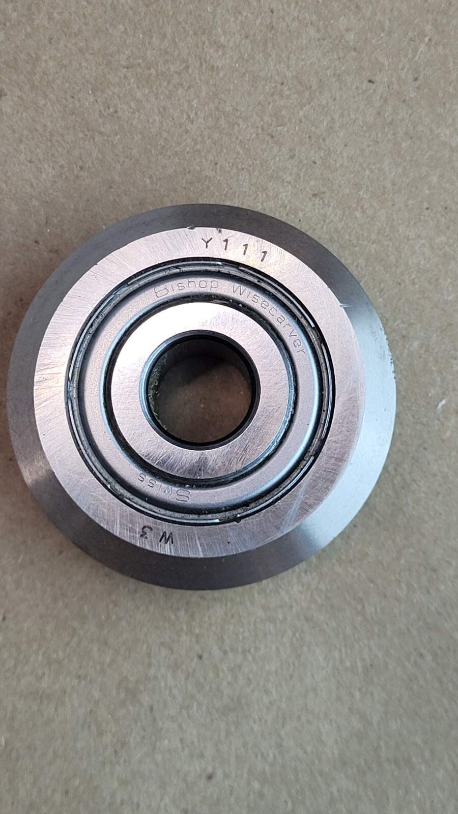 Bishop Wisecarver Y111 W3 DualVee Guide Wheel Bearing