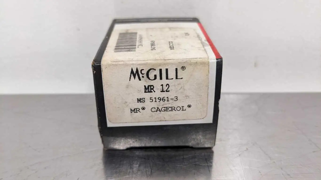 McGill MR 12 Cagerol Machined Race Radial Needle Roller Bearing .75″ 1.25″ 1″