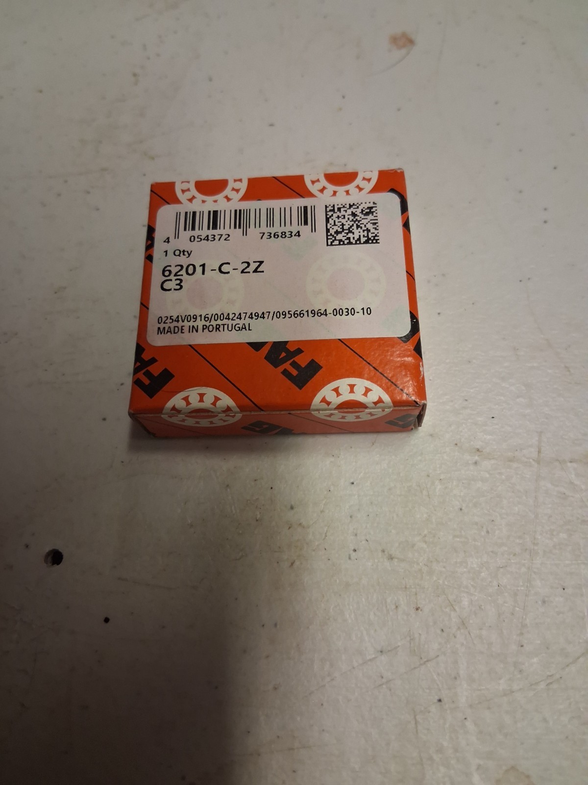 6201 C 2Z C3 FAG shieled ball bearing