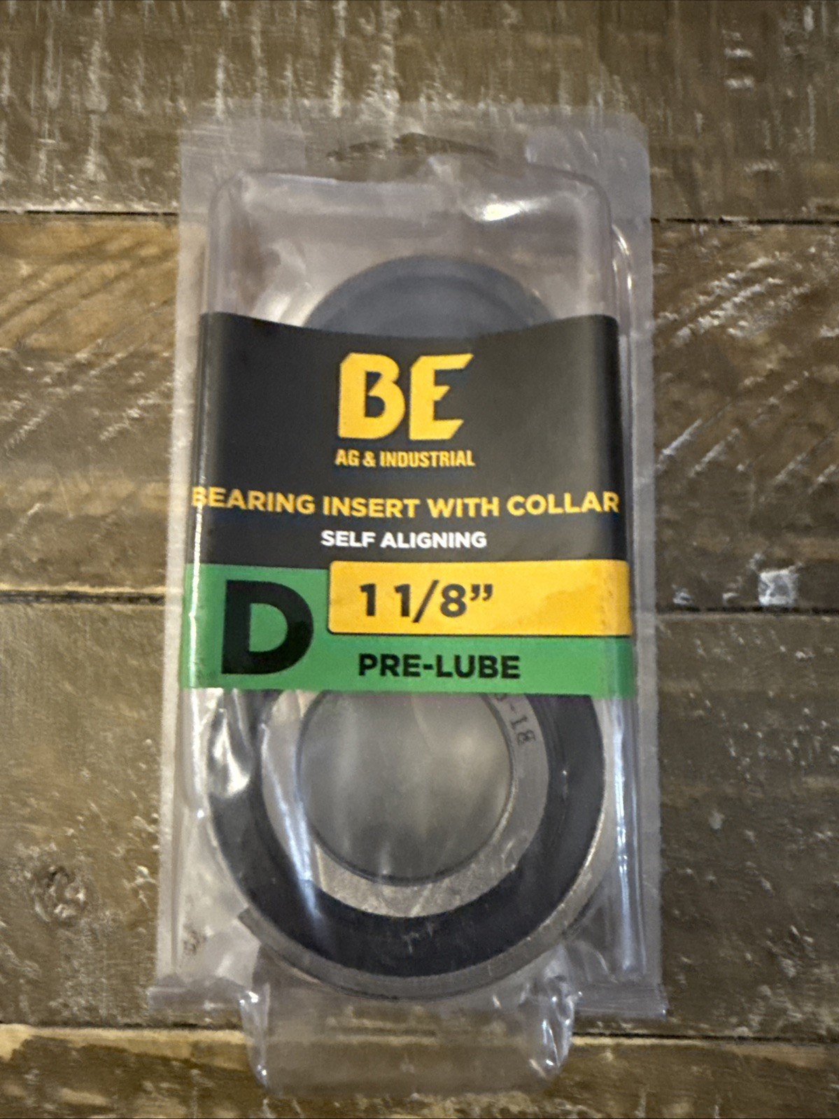 BE Co Bearing Insert With Collar 1-1/8”Pre Lube