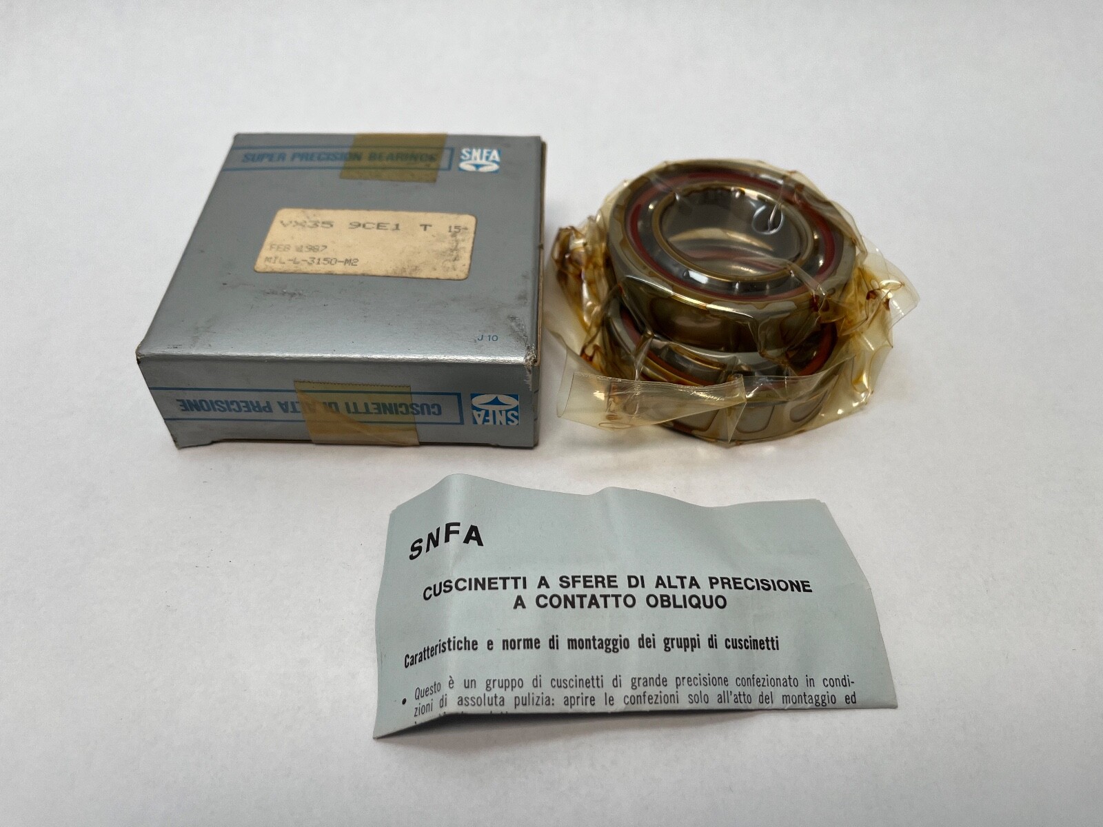 SNFA VX35-9CE1T Bearing 35x62x14 mm 7007-C-P2 VX35-9-CE-1-T ABEC9 Italy 2 Pcs
