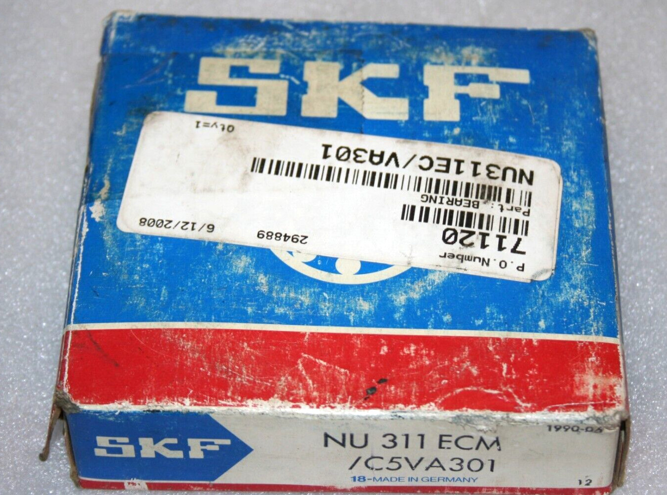 SKF NU 311 ECM/C5 VA301 Cylindrical Roller Bearing * NEW *