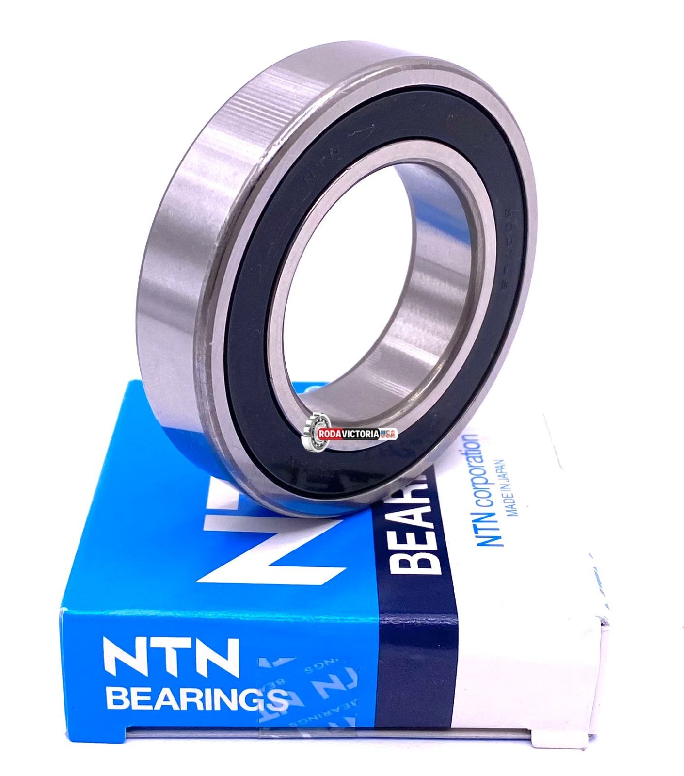 NTN Japan 6007 LLB C3 Deep Groove Ball Bearing, Rubber Sealed 35x62x14 mm
