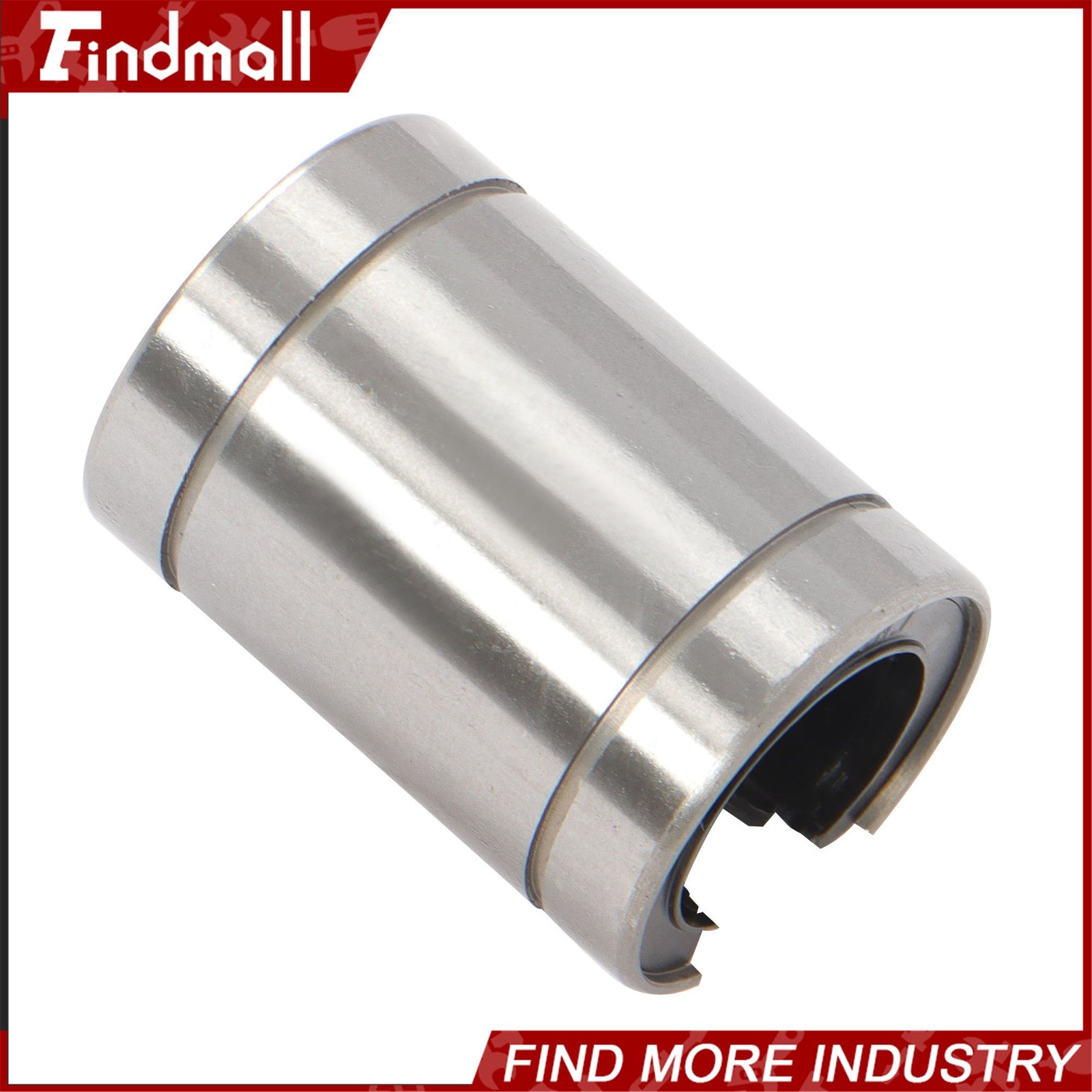 Findmall 4pcs LM30UUOP Open Linear Ball Bearings 30x45x64mm CNC