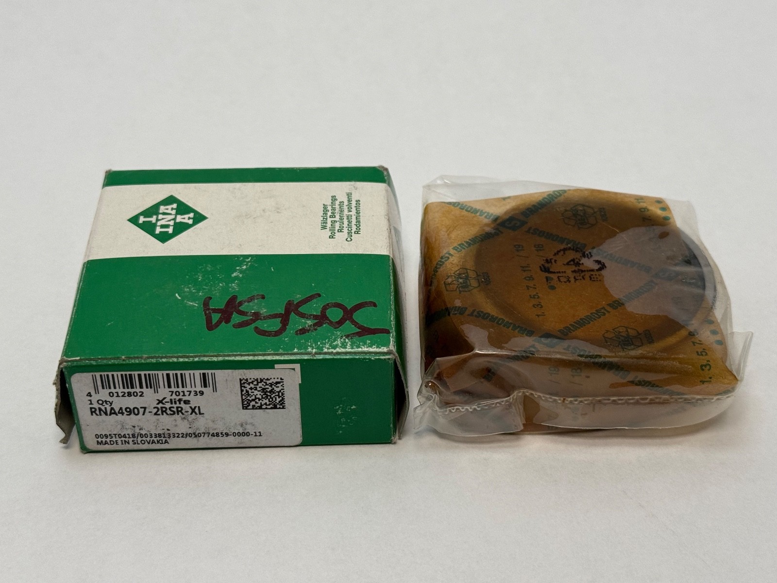 INA RNA4907-2RSR-XL Needle Roller Bearing RNA49072RSRXL 42x55x20 mm