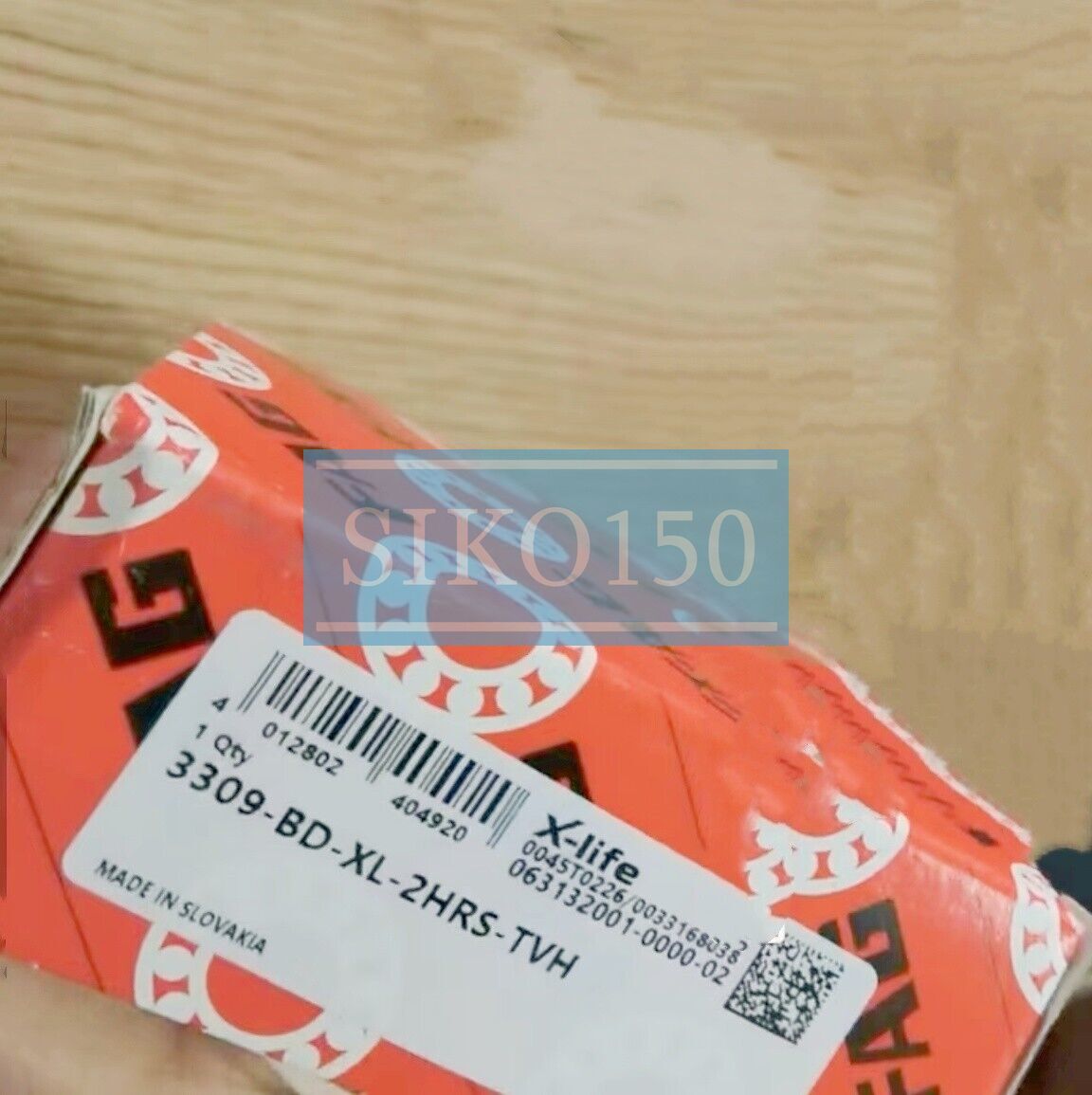 1PC FAG 3309-BD-XL-2HRS/TVH double row angular contact ball bearing #SK