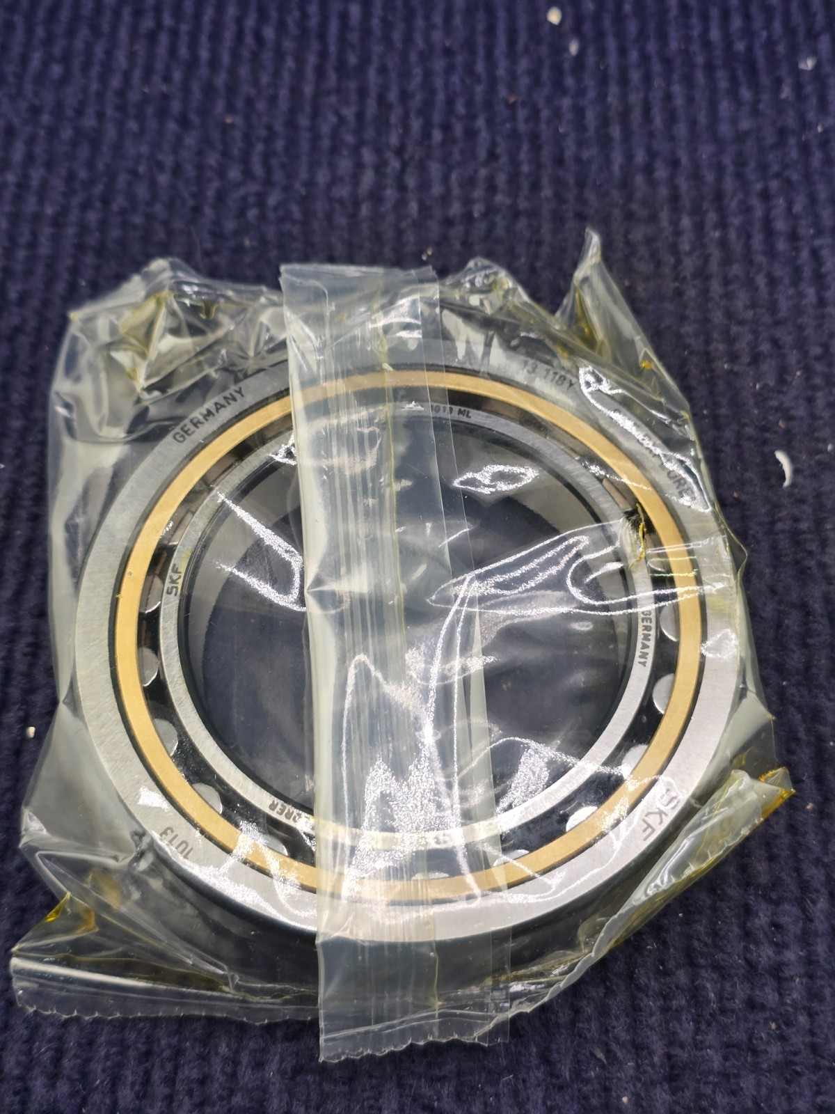 SKF NU 1013 ML: Single Row Cylindrical Roller Bearing 65 mm ID x 100 mm OD