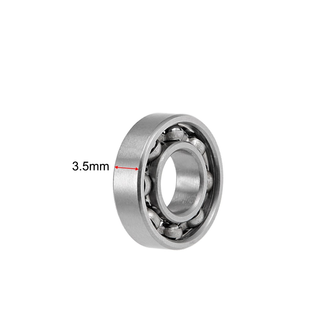 686 Ball Bearings Z2 6x13x3.5mm Open Type Chrome Steel 10pcs