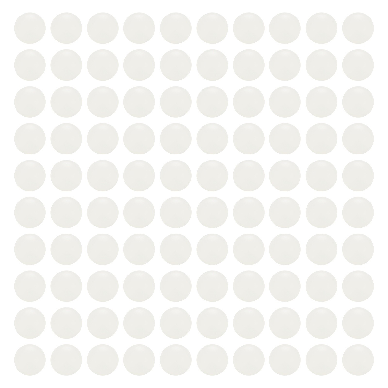 200Pcs Nylon Bearing Balls 1/4″ 6.35mm Polishing Ball, G2 Precision, White