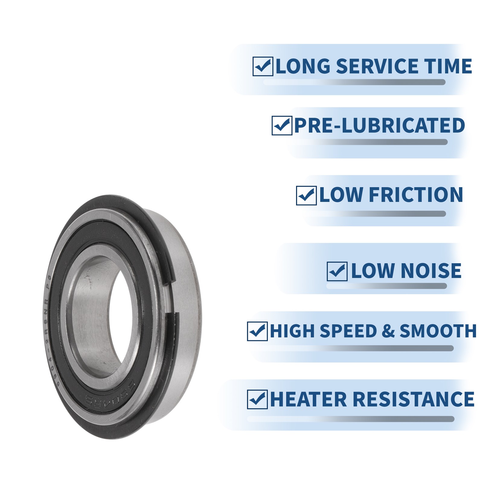 6904NR2RS Deep Groove Ball Bearings 20x37x9mm Lubricated Bearings
