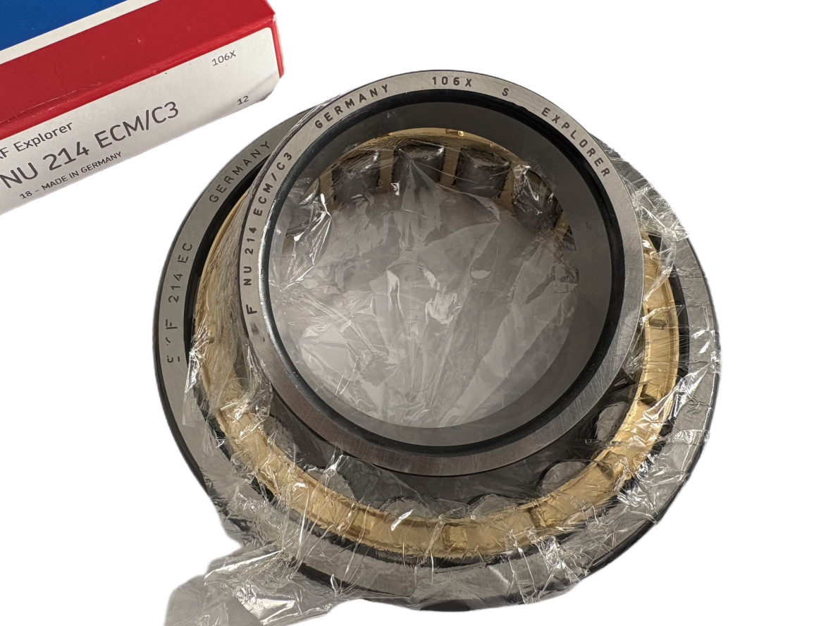 For SKF NU214 ECM/C3 CYLINDRICAL ROLLER BEARING 70x125x24mm