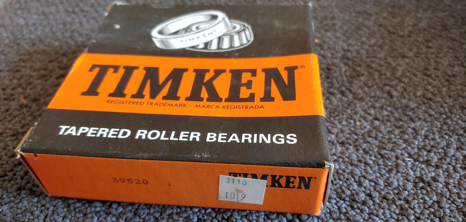 Timken 39520 Tapered Roller Bearing Cup – Single Cup, 4.4375 in OD, 0.9375 in Wi