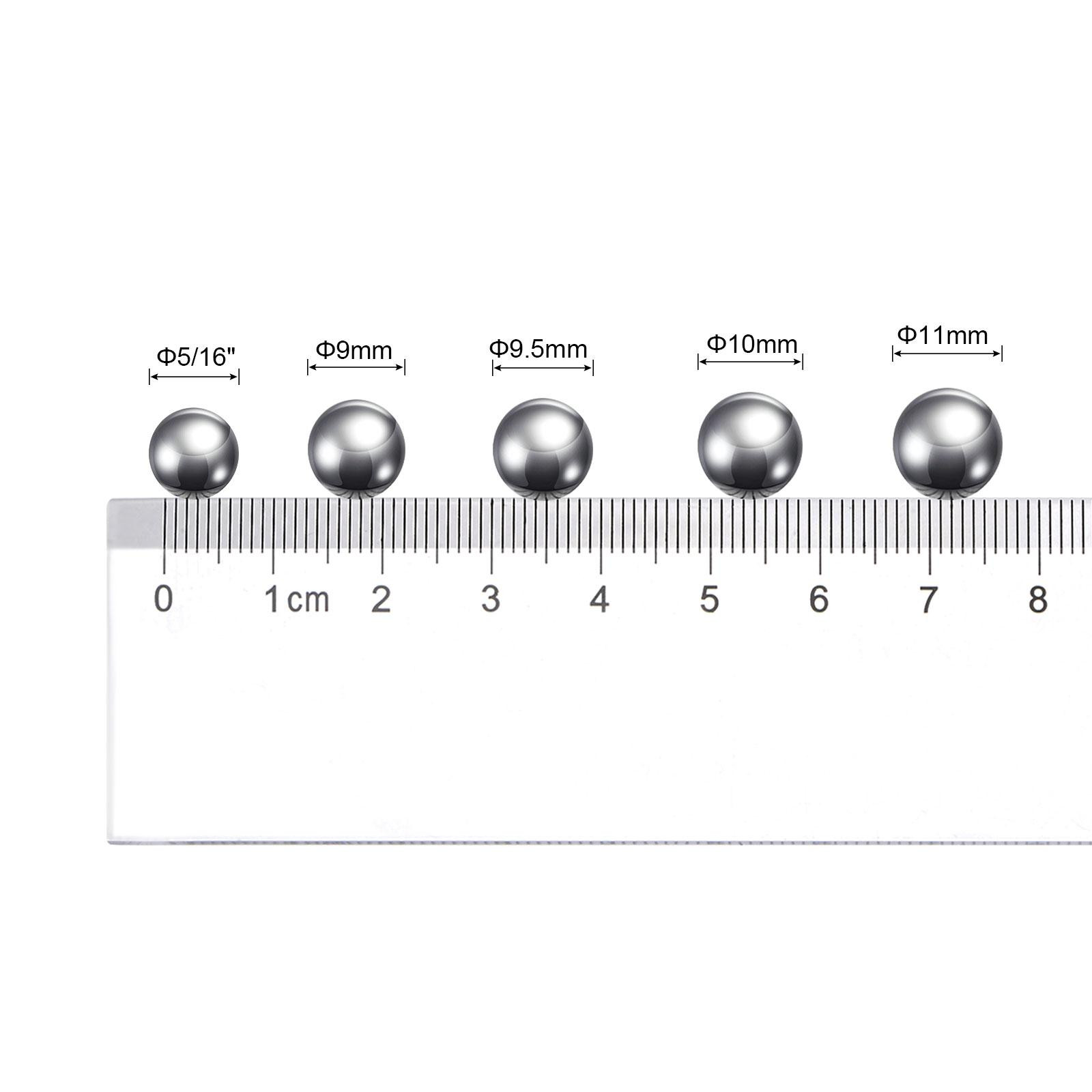 100pcs 10mm Carbon Steel Bearing Balls Precision Polished