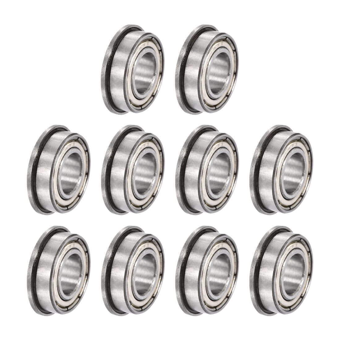 F688Z Flange Ball Bearing Double Metal Shielded Chrome Steel Bearings 10pack